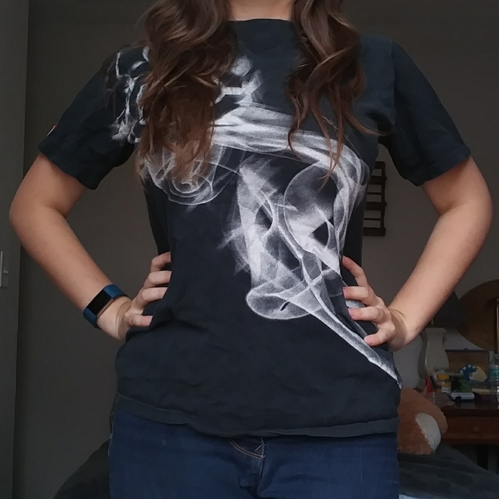 Element - Small Black Shirt With Smokey Design